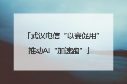 武汉电信“以赛促用”推动AI“加速跑”