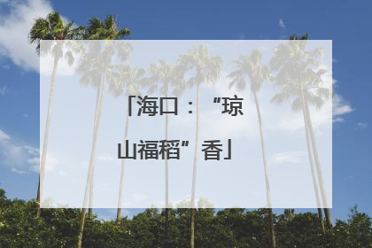 海口：“琼山福稻”香