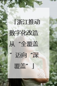 浙江推动数字化改造从“全覆盖”迈向“深覆盖”
