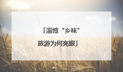 淄博“乡味”旅游为何亮眼