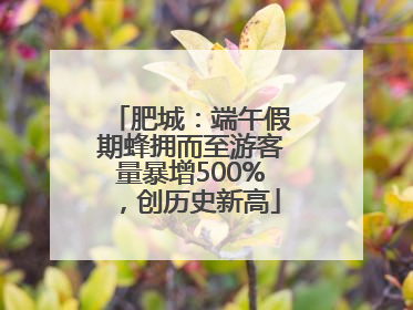 肥城：端午假期蜂拥而至游客量暴增500%，创历史新高