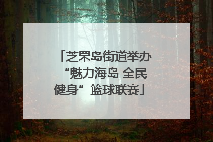 芝罘岛街道举办“魅力海岛 全民健身”篮球联赛