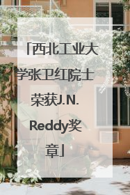 西北工业大学张卫红院士荣获J.N.Reddy奖章