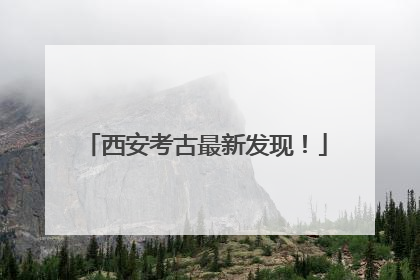 西安考古最新发现！