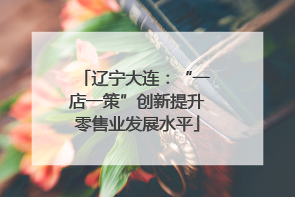 辽宁大连：“一店一策”创新提升零售业发展水平