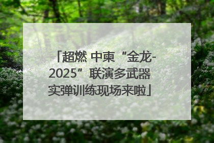 超燃 中柬“金龙-2025”联演多武器实弹训练现场来啦