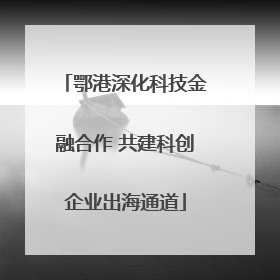 鄂港深化科技金融合作 共建科创企业出海通道