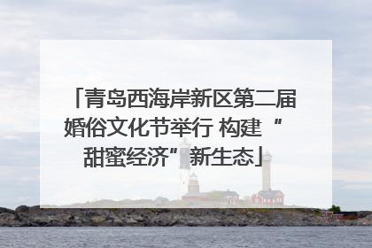 青岛西海岸新区第二届婚俗文化节举行 构建“甜蜜经济”新生态