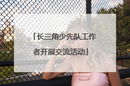 长三角少先队工作者开展交流活动