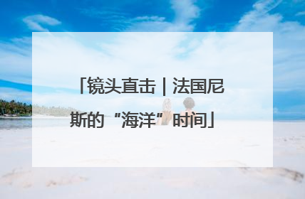 镜头直击｜法国尼斯的“海洋”时间