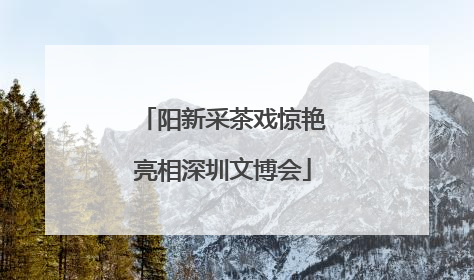 阳新采茶戏惊艳亮相深圳文博会