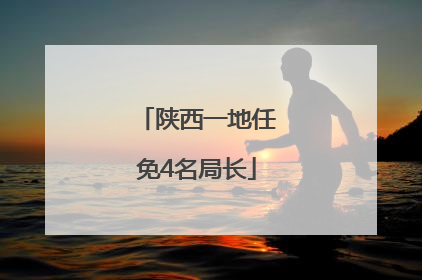 陕西一地任免4名局长
