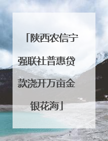 陕西农信宁强联社普惠贷款浇开万亩金银花海