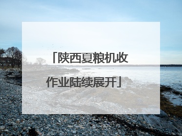 陕西夏粮机收作业陆续展开
