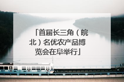 首届长三角（皖北）名优农产品博览会在阜举行