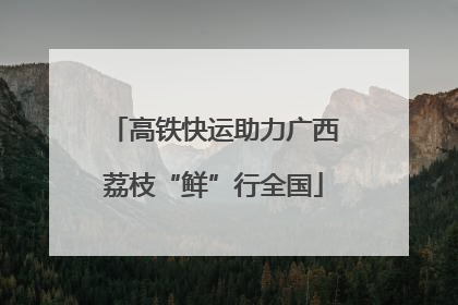 高铁快运助力广西荔枝“鲜”行全国