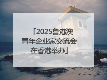 2025鲁港澳青年企业家交流会在香港举办