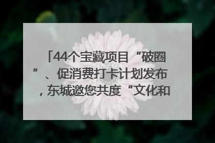 44个宝藏项目“破圈”、促消费打卡计划发布，东城邀您共度“文化和自然遗产日”→